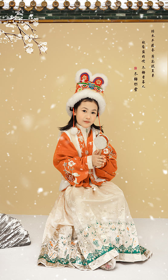 冬梅初雪